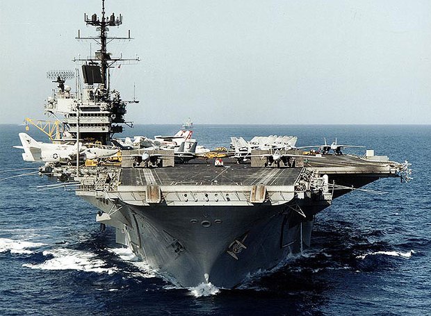 To αεροπλανοφόρο «Saratoga»