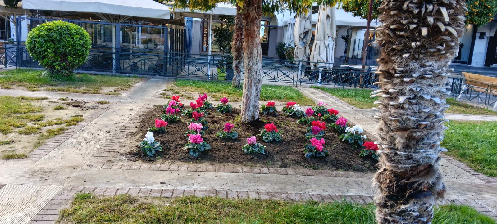 Η Σπάρτη : Παρεμβάσεις καλλωπισμού σε πλατείες και πάρκα για μια πόλη που τιμά την ομορφιά της