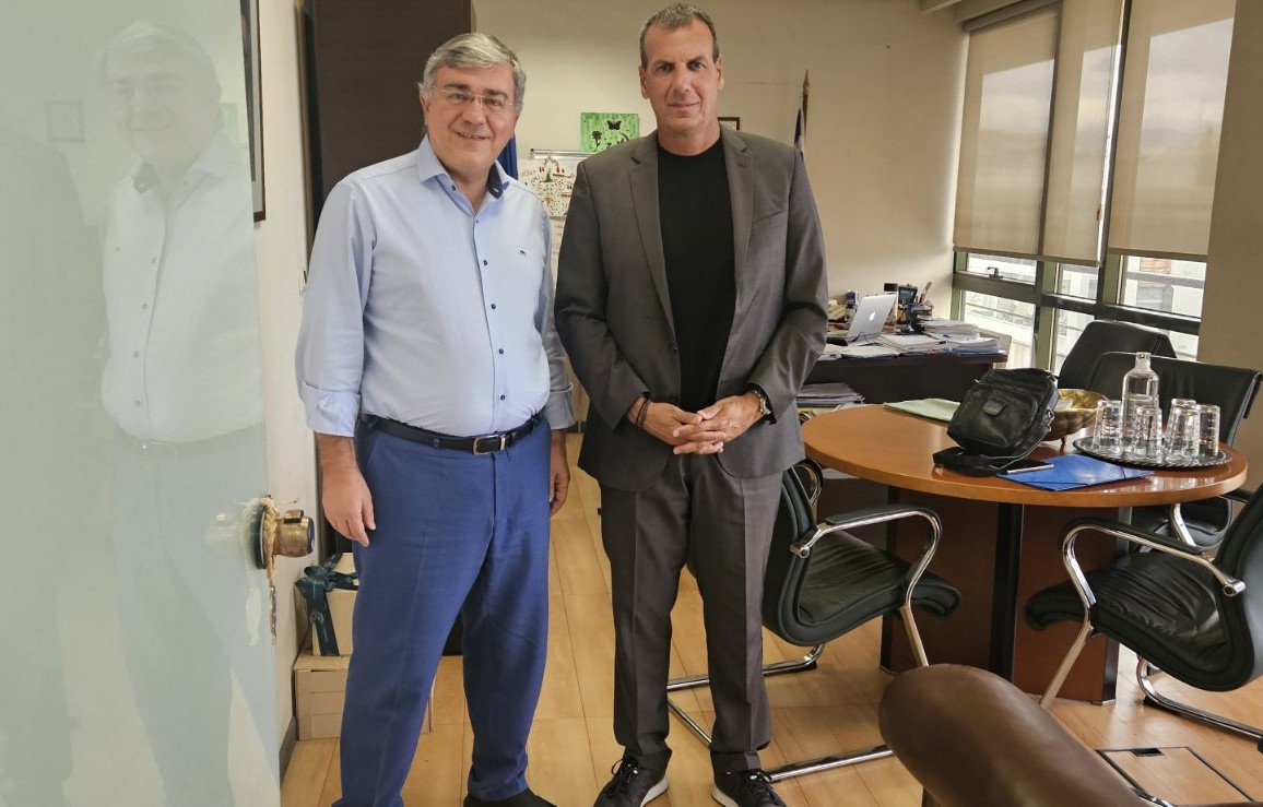Δήμαρχος Σπάρτης – Συνάντηση με Γ.Γ. Διαχείρισης Αποβλήτων για Περιβάλλον και Συνεργασία